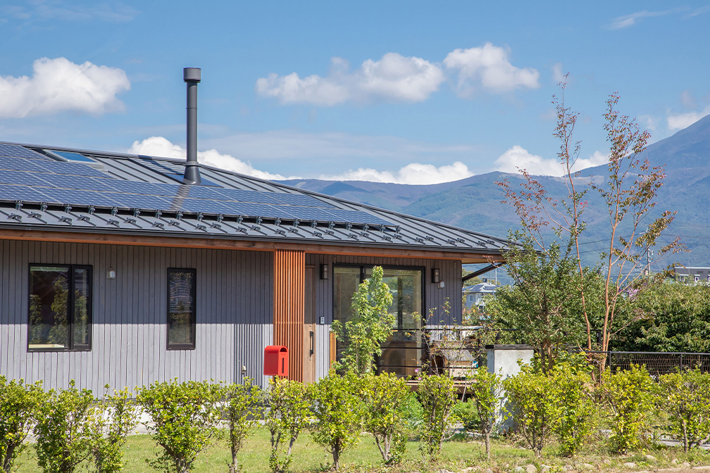 自然素材をふんだんに使う